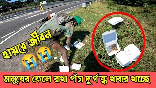 কতটুকু অসহায় হলে মানুষের ফেলে রাখা পঁচা দুর্গন্ধময় খাবার খেতে পারেfree motion by firoz hasan [upl. by Florida]