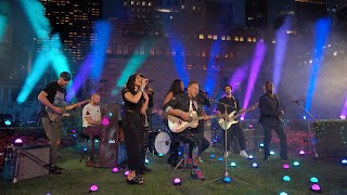 Coldplay  Higher Power Live on The Tonight Show Starring Jimmy Fallon [upl. by Galvin]