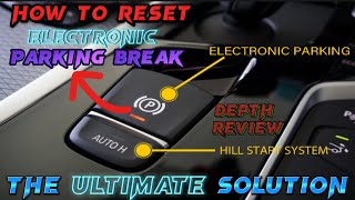 How to Reset the Electronic Parking BrakeFAST and EASY Electronic Parking Brake Release Trick [upl. by Nahtanoy]