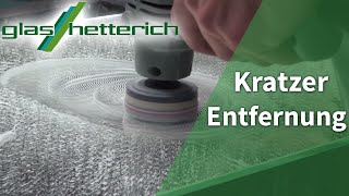 Professionelle Entfernung Kratzer im Glas im Video [upl. by Frannie849]