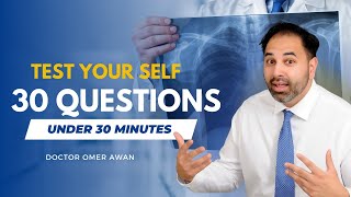 MSK cases  30 Questions In Under 30 Minutes  Dr omer Awan [upl. by Ennalyrehc]