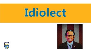 Idiolect [upl. by Sims]