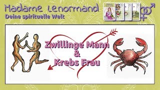 Zwillinge Mann amp Krebs Frau Liebe und Partnerschaft [upl. by Ilellan59]