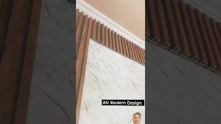 WPC wall panel installation How to install pvc wall panel pvcpanels wpcpanel shorts wallpanel [upl. by Evol]