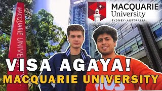 FIRST DAY at Macquarie University Campus Australia  JULY INTAKE 2024 [upl. by Efinnej]