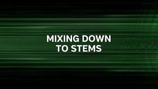 Mixcraft 8 University Mixing Down To Stems [upl. by Danialah680]