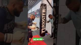 Nordine Mahieddine amp Jahfarr Wilnis power shots SB GYM🥊🔥 [upl. by Friedrick437]