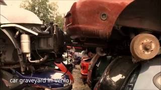 auto sloperij Venlo  car graveyard in Venlo [upl. by Anaiek688]