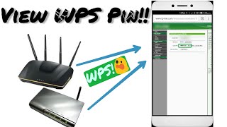 How to view WPS pin of WiFi router [upl. by Zaraf929]