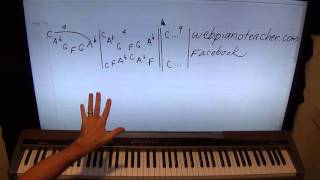 How To Play Ruled By Secrecy On The Piano  Easy Lesson [upl. by Anabel]