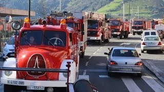 Camiones de bomberos y sus sirenas por Bilbao [upl. by Silbahc982]