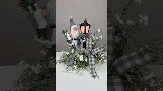 Make an elegant arrangement using dollar store products 🎄reels diy decor christmas [upl. by Aneelak]