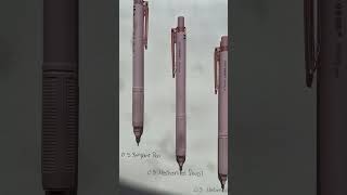 Tombow Monograph Lite Mechanical Pencil and Ballpoint Pen Grayish Pink [upl. by Jaqitsch768]