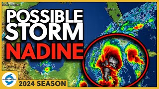 Nadine could form Invest 95L will bring rain and winds over Belize and the Yucatan Peninsula [upl. by Bevers]