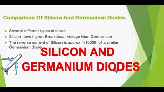 Comparison of Silicon and Germanium  Characteristics of Silicon and Germanium Diodes [upl. by Sofie]