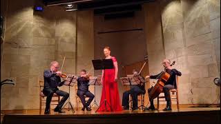 Sivan Rotem amp quotThe Rishonim String Quartetquot Eduard Toldra quotVisca Lamorquot [upl. by Tyler]