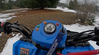 4Wheeling On my Polaris Sportsman 110 [upl. by Dardani188]