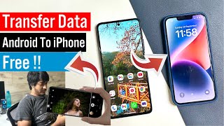 😍 How To Transfer Data From Android To iPhone  Android Se iPhone Me Data Transfer Kaise Kare [upl. by Hube242]