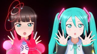 Love Live Sunshine  Aqours feat Hatsune Miku  BANZAI digital trippers High Quality [upl. by Andros]