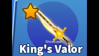 Kings Valor Showcase Blade Ball [upl. by Sebastien]