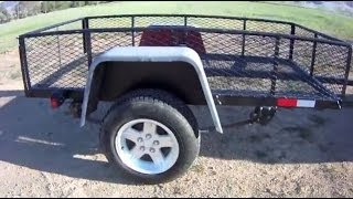 Build a DIY Utility Trailer for 300  Part 1 [upl. by Ronni]