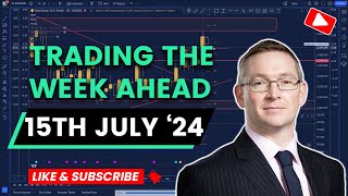 Trading the Week Ahead 15th July 2024 [upl. by Kinemod]