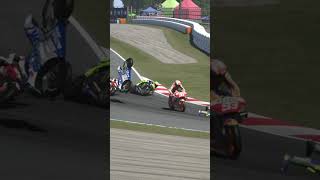 Marquez made the opponent fall off the bike [upl. by Ideih]