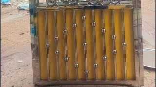 SS Gate aluminium ACP Sheet rivit fitting work 📍Ramnad [upl. by Yatnuahc]