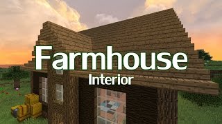 Minecraft Farmhouse Interior Design [upl. by Ecyal867]