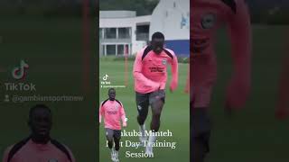 Yankuba Mintehs First Day Training with Brighton Ready for the New Premier League Seasonquot [upl. by Eceinal]