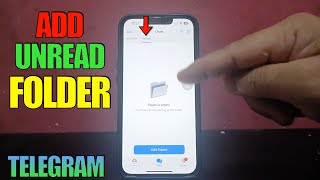 How to ADD Unread Folder on Telegram [upl. by Sloane582]