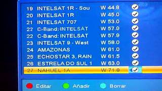 configurar satelites decodificador smbox sm8 [upl. by Niamor]