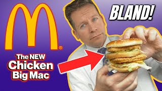 Jackson Reviews McDonalds Chicken Big Mac AND Its NOT Good [upl. by Naot280]