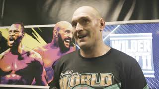 Tyson Fury Everyone Said I Couldnt Knock out Wilder I Proved Everyone Wrong  INTERVIEW [upl. by Oaoj460]