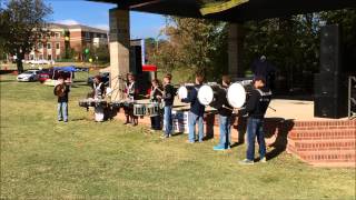 Gardendale Drumline kicks off Tailgate Festival [upl. by Zenas]