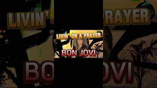 LIVIN ON A PRAYER lyrics  BON JOVI youtube music [upl. by Nolrev]