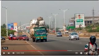 THE BIGGEST ROUND ABOUT STREET IN GHANA TETTEH QUARSHIE [upl. by Tarfe]