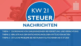 Steuernachrichten  Update 212020  Kostenlos amp schnell informiert [upl. by Tades]