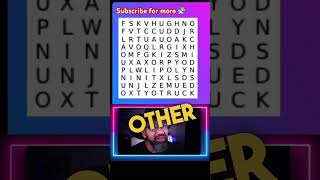 🧩🧠Challenging Word Search Puzzle Can You Solve It [upl. by Mungam885]