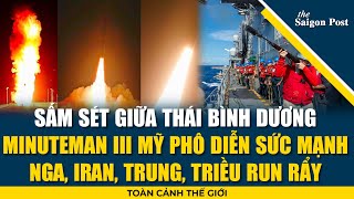 Toàn cảnh thế giới 711 Minuteman III Mỹ vạch sáng bầu trời Thái Bình Dương [upl. by Esikram]