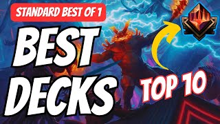 Top 10 Standard Best of One Bo1 Decks on MTG Arena [upl. by Noseyt574]