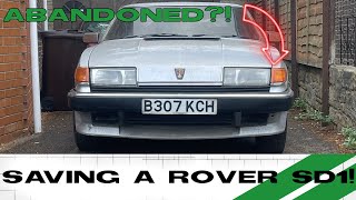 SAVING A ROVER SD1  ABANDONED PROJECT  RESTART [upl. by Franza]