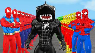 Siêu nhân nhện🔴Spider Man Birthday Attacked by Bad Guy Joker vs Dinosaur T rex vs Team spider man 2 [upl. by Moyer]