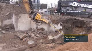 Epiroc HB 3600 hydraulic breaker  Rock breaking and demolition foundation [upl. by Nosa]