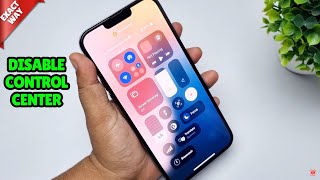 How To Disable Control Center On iPhone Lock Screen iOS 18 [upl. by Madalyn675]