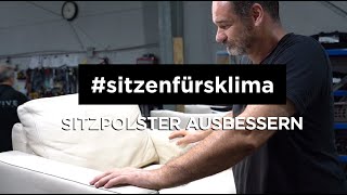 Sofa aufpolstern in unter 30 min I Aufbereiten lernen mit Frank 01 [upl. by Ludwigg176]