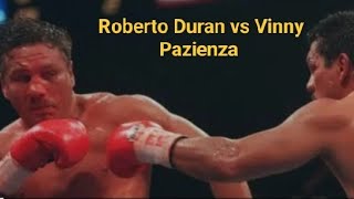 Vinny Pazienza vs Roberto Duran 1  Full fight [upl. by Meta782]