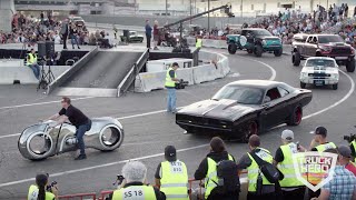 SEMA Cruise 2018  3 12 hour parade of custom vehicles leaving SEMA  brought to you by Truck Hero [upl. by Nnylakcaj606]