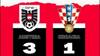 AUSTRIA VS CROACIA VUELTA  Eurocopa 2024 [upl. by Zane]