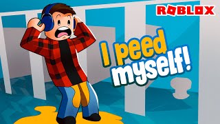 I PEE my PANTS at SCHOOL  Brookhaven  KeegStar Roblox Story [upl. by Attiuqihc]